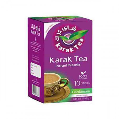 Karak Tea Instant Premix With Cardamon Unsweetened 10 x 14gm  Karak Tea Instant Premix With Cardamon Unsweetened 10 x 14gm
