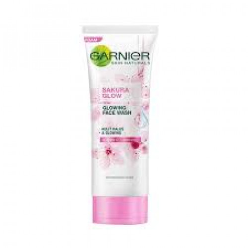 Garnier Sakura Glow Face Wash 100Ml-Ind