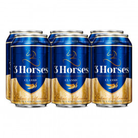 Three Horse Malt Beverage Can 6 x 330ml