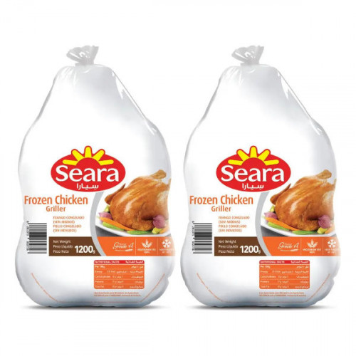 Seara Frozen Chicken 2 x 1200gm   Seara Frozen Chicken 2 x 1200gm