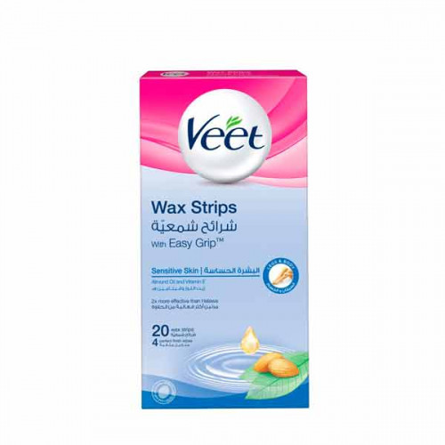 Veet Cold Wax Strips Sensitive 20S  Veet Cold Wax Strips Sensitive 20S