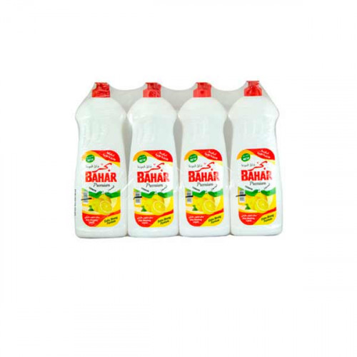 Bahar Premium Dish Wash Liquid Lemon 400ml 4s 