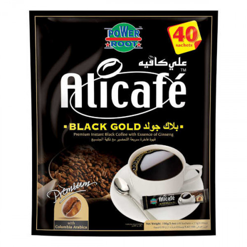 Alicafe Black Gold Instant Black Coffee 40 x 2.5gm  Alicafe Black Gold Instant Black Coffee 40 x 2.5gm