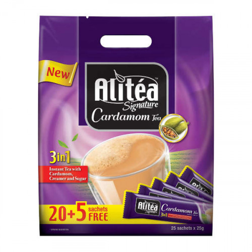 Alitea Signature 3in 1 Instant Cardamom Tea 25 x 25gm  Alitea Signature 3in 1 Instant Cardamom Tea 25 x 25gm