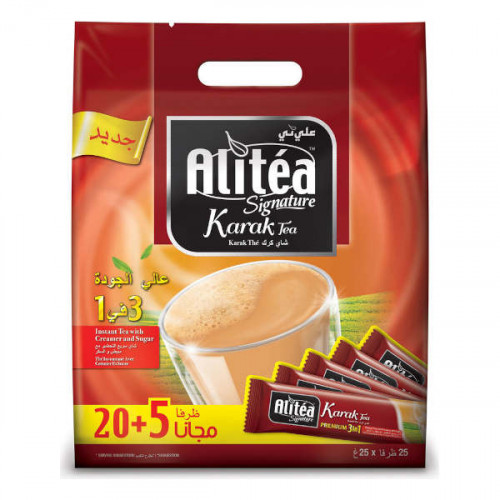 Alitea Signature 3in 1 Instant Karak Tea 25 x 25gm  Alitea Signature 3in 1 Instant Karak Tea 25 x 25gm