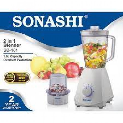 Sonashi 2 In 1 Blender 400W Sb-161 Sonashi 2 In 1 Blender 400W Sb-161